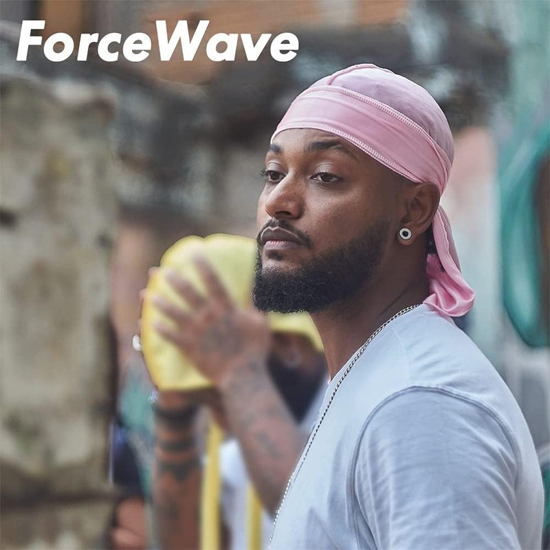 ForceWave 12 Pieces Silky Durag for Men Women Satin Durags for 360 Waves - Image 3